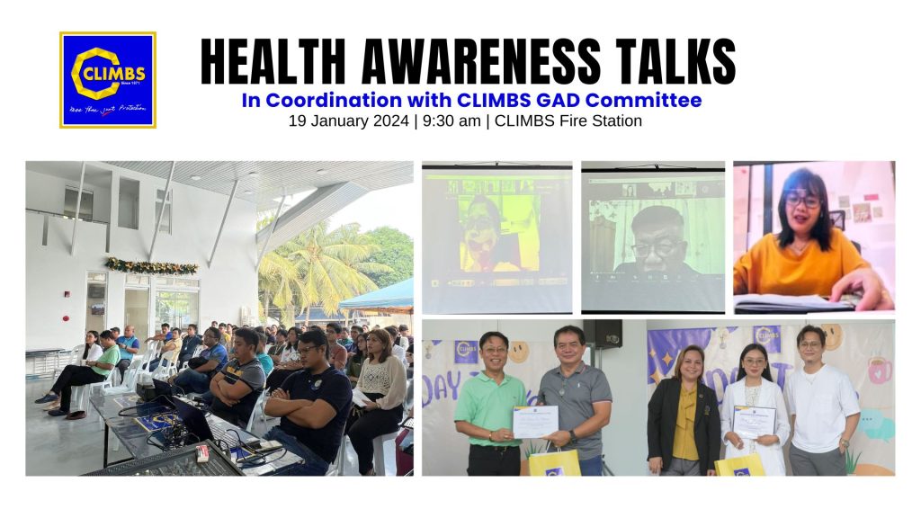 CLIMBS conducts Health Awareness Talks: Supports SDG #3, Good Health and Wellbeing