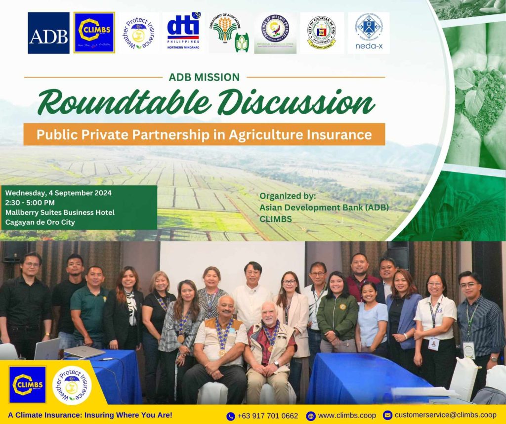 CLIMBS, ADB, LGUs underscores the importance of Agri Insurance in PH
